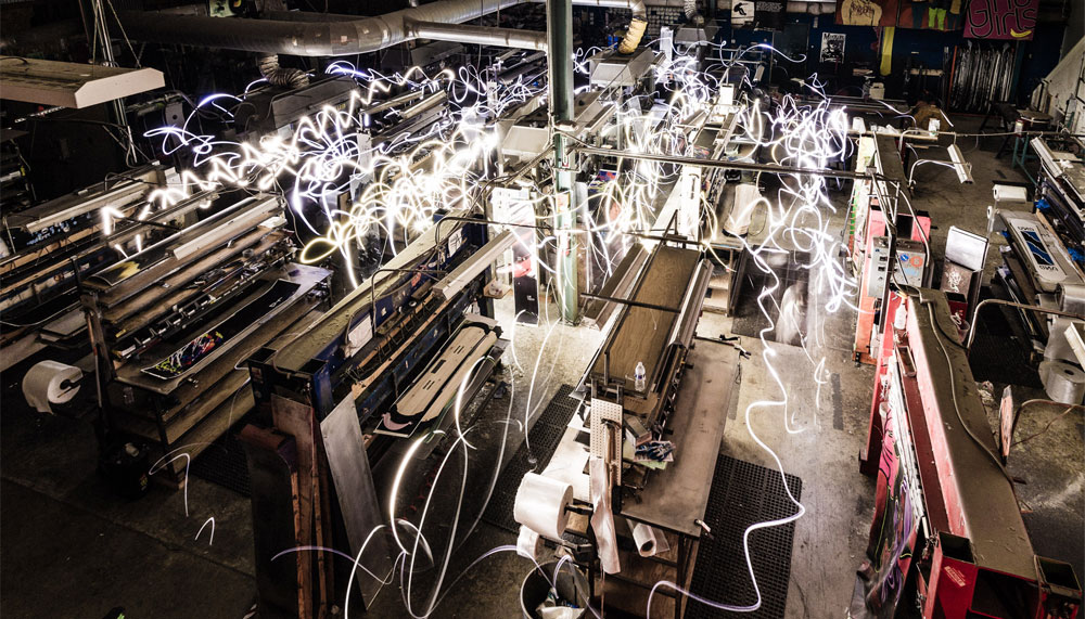 Mervin Made Factory Light Painting